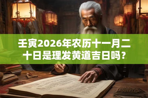 壬寅2026年农历十一月二十日是理发黄道吉日吗？