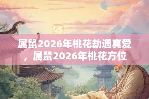 属鼠2026年桃花劫遇真爱，属鼠2026年桃花方位
