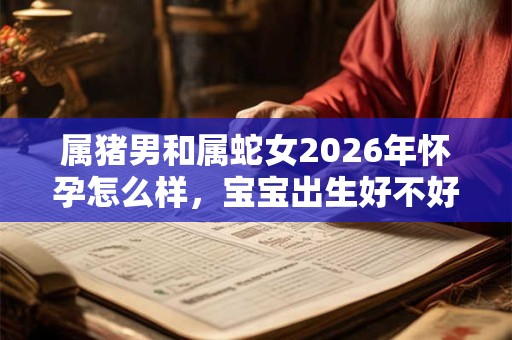 属猪男和属蛇女2026年怀孕怎么样，宝宝出生好不好？
