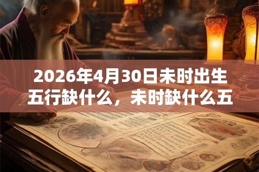 2026年4月30日未时出生五行缺什么，未时缺什么五行