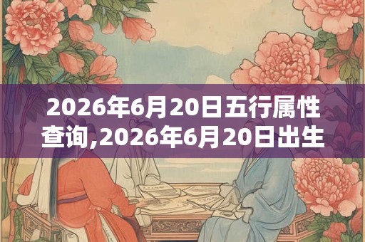 2026年6月20日五行属性查询,2026年6月20日出生五行属什么