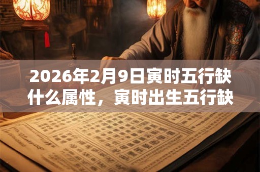 2026年2月9日寅时五行缺什么属性，寅时出生五行缺什么