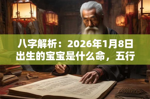 八字解析：2026年1月8日出生的宝宝是什么命，五行缺什么