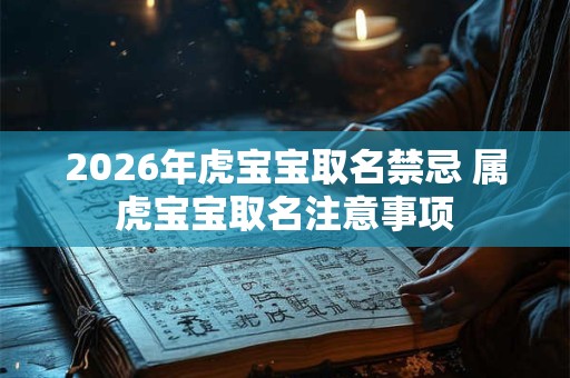2026年虎宝宝取名禁忌 属虎宝宝取名注意事项 2026年虎宝宝取名禁忌 属虎宝宝取名注意事项