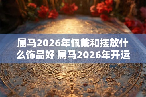 属马2026年佩戴和摆放什么饰品好 属马2026年开运吉祥物 属马2026年佩戴和摆放什么饰品好 属马2026年开运吉祥物