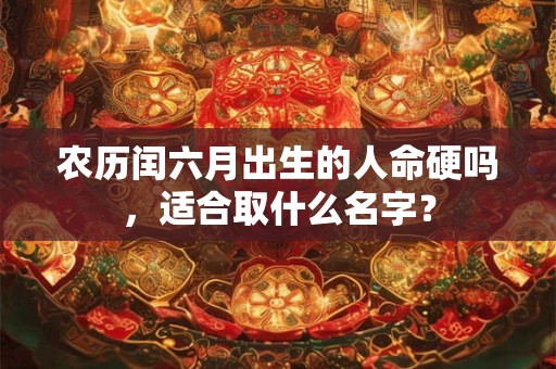 农历闰六月出生的人命硬吗,适合取什么名字? 农历闰六月出生的人命硬吗,适合取什么名字?