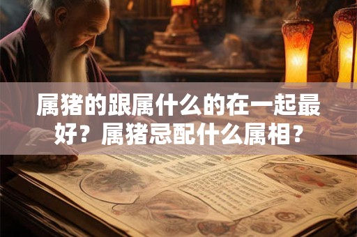 属猪的跟属什么的在一起最好？属猪忌配什么属相？