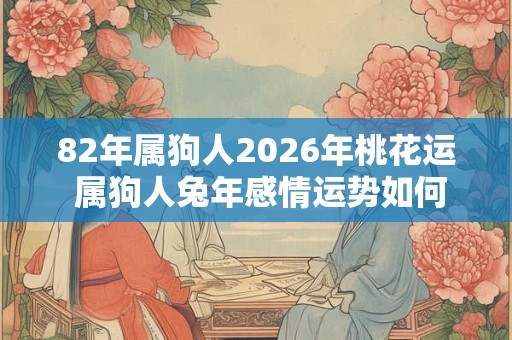 82年属狗人2026年桃花运 属狗人兔年感情运势如何