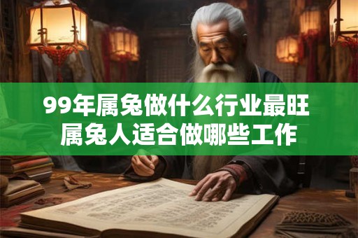 99年属兔做什么行业最旺 属兔人适合做哪些工作