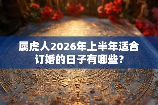 属虎人2026年上半年适合订婚的日子有哪些？