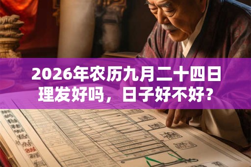 2026年农历九月二十四日理发好吗，日子好不好？
