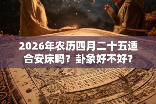 2026年农历四月二十五适合安床吗？卦象好不好？