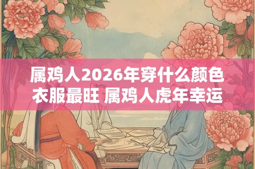 属鸡人2026年穿什么颜色衣服最旺 属鸡人虎年幸运色是什么