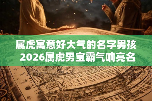 属虎寓意好大气的名字男孩 2026属虎男宝霸气响亮名字