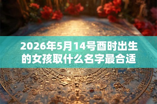 2026年5月14号酉时出生的女孩取什么名字最合适