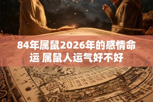84年属鼠2026年的感情命运 属鼠人运气好不好