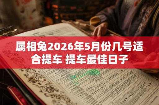 属相兔2026年5月份几号适合提车 提车最佳日子