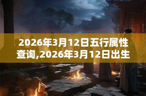 2026年3月12日五行属性查询,2026年3月12日出生五行属什么