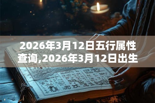 2026年3月12日五行属性查询,2026年3月12日出生五行属什么