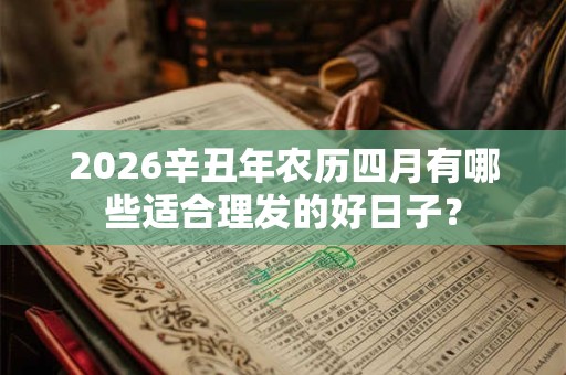 2026辛丑年农历四月有哪些适合理发的好日子？