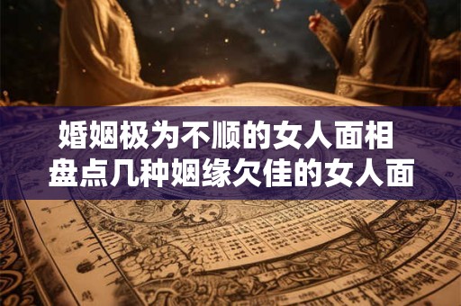 婚姻极为不顺的女人面相 盘点几种姻缘欠佳的女人面相