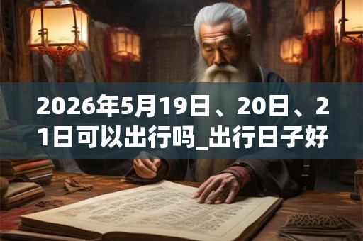 2026年5月19日、20日、21日可以出行吗_出行日子好吗