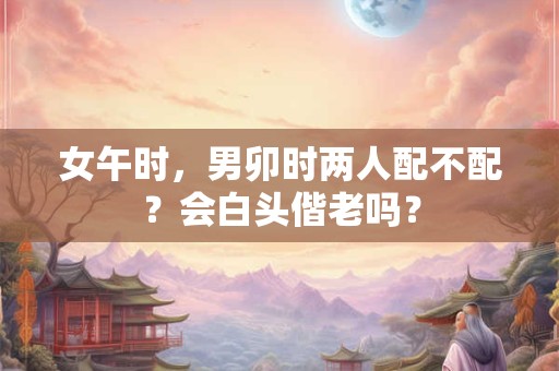 女午时，男卯时两人配不配？会白头偕老吗？