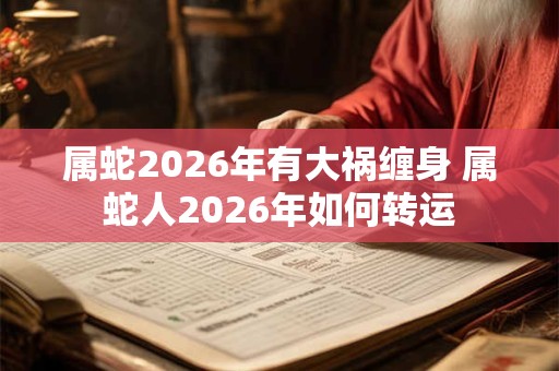 属蛇2026年有大祸缠身 属蛇人2026年如何转运
