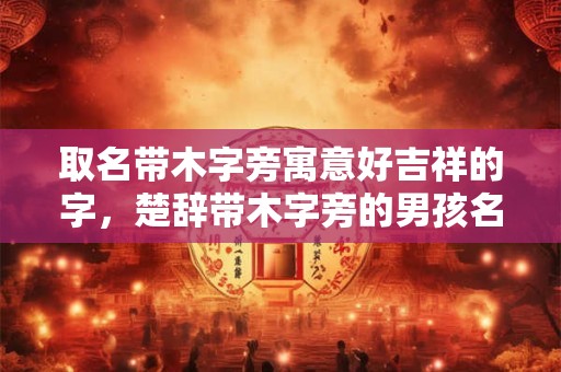 取名带木字旁寓意好吉祥的字，楚辞带木字旁的男孩名字