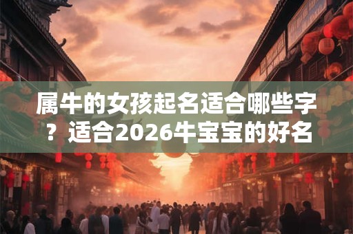 属牛的女孩起名适合哪些字？适合2026牛宝宝的好名字