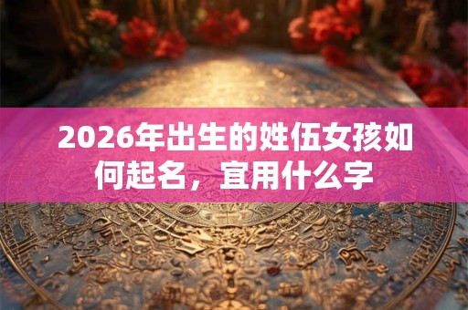 2026年出生的姓伍女孩如何起名，宜用什么字
