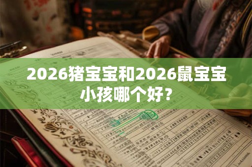 2026猪宝宝和2026鼠宝宝小孩哪个好? 2026猪宝宝和2026鼠宝宝小孩哪个好?
