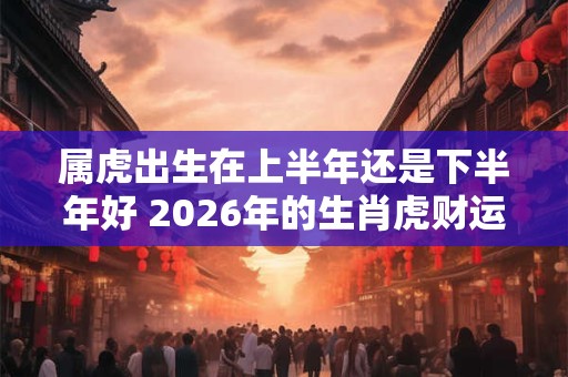 属虎出生在上半年还是下半年好 2026年的生肖虎财运亨通
