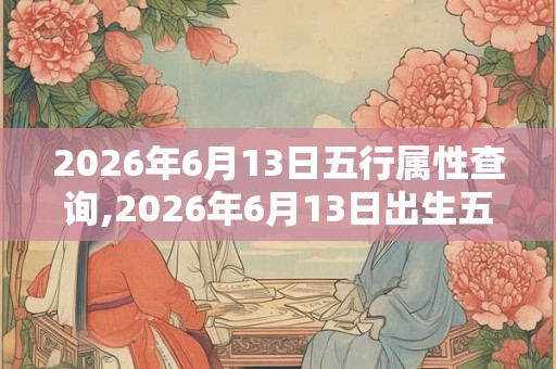 2026年6月13日五行属性查询,2026年6月13日出生五行属什么