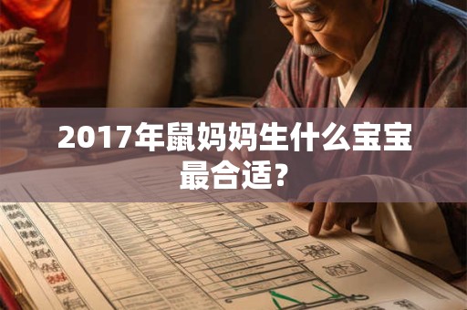 2017年鼠妈妈生什么宝宝最合适？