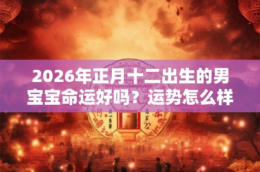 2026年正月十二出生的男宝宝命运好吗?运势怎么样 2026年正月十二出生的男宝宝命运好吗?运势怎么样