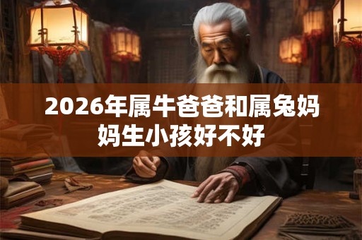 2026年属牛爸爸和属兔妈妈生小孩好不好