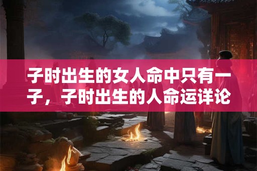 子时出生的女人命中只有一子，子时出生的人命运详论