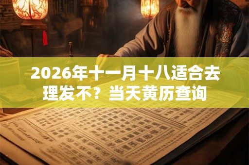 2026年十一月十八适合去理发不？当天黄历查询