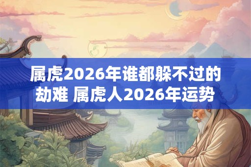 属虎2026年谁都躲不过的劫难 属虎人2026年运势