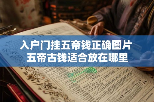 入户门挂五帝钱正确图片 五帝古钱适合放在哪里