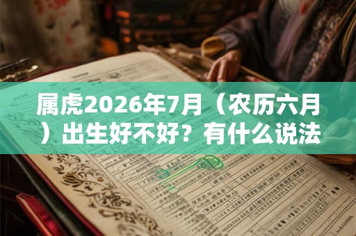 属虎2026年7月（农历六月）出生好不好？有什么说法？