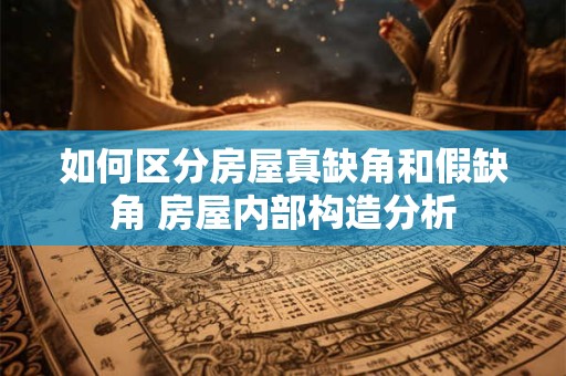 如何区分房屋真缺角和假缺角 房屋内部构造分析