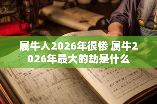 属牛人2026年很惨 属牛2026年最大的劫是什么