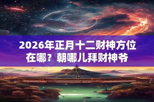2026年正月十二财神方位在哪?朝哪儿拜财神爷 2026年正月十二财神方位在哪?朝哪儿拜财神爷