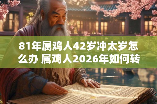 81年属鸡人42岁冲太岁怎么办 属鸡人2026年如何转运