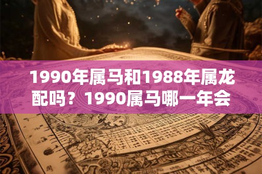 1990年属马和1988年属龙配吗？1990属马哪一年会动婚？