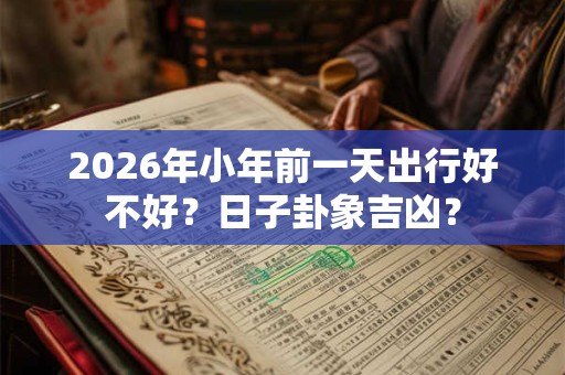 2026年小年前一天出行好不好？日子卦象吉凶？