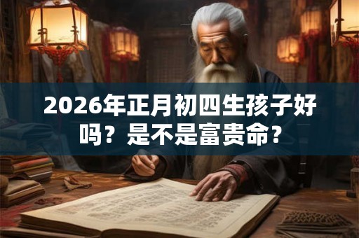 2026年正月初四生孩子好吗？是不是富贵命？