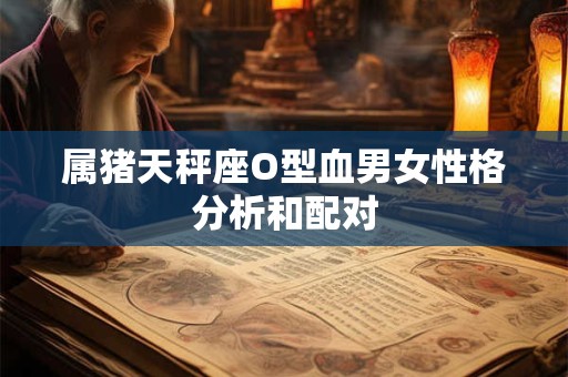 属猪天秤座O型血男女性格分析和配对